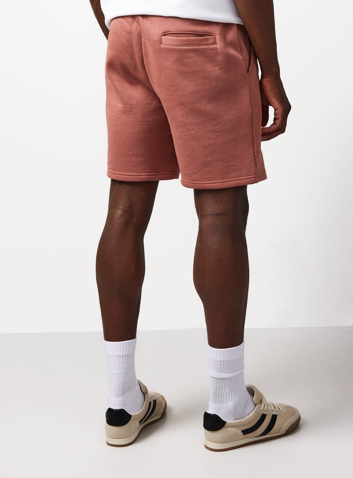 Dark Pink Heavyweight Jersey Shorts S - Image 5 thumbnail